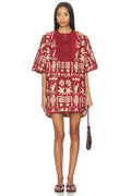 Maya Mini Coverup in Rust