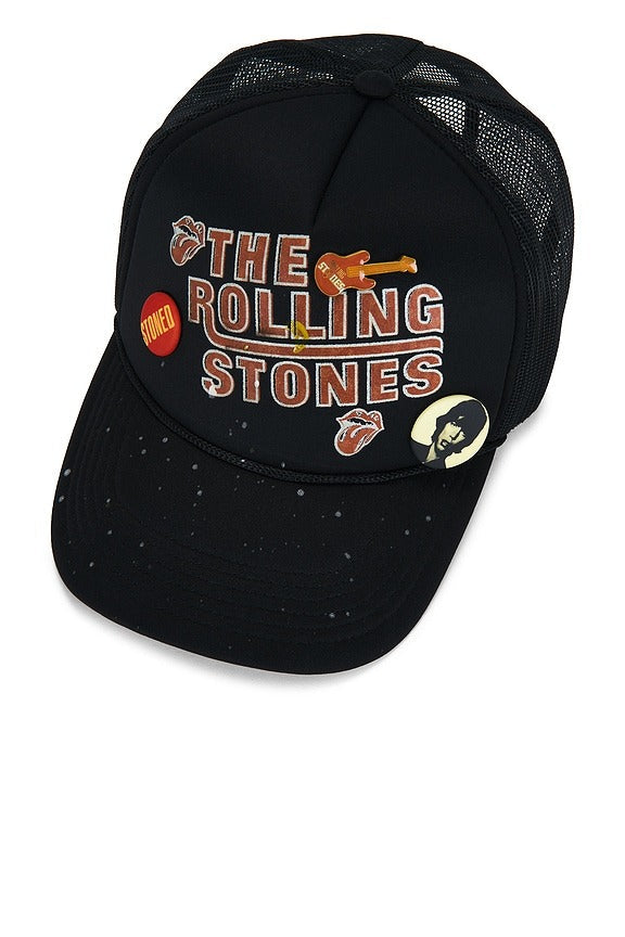 Rolling Stones Hat in Black