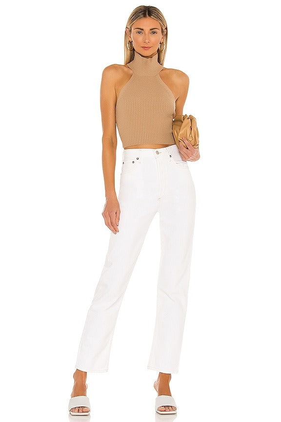 x REVOLVE Heather Halter Top in Toffee