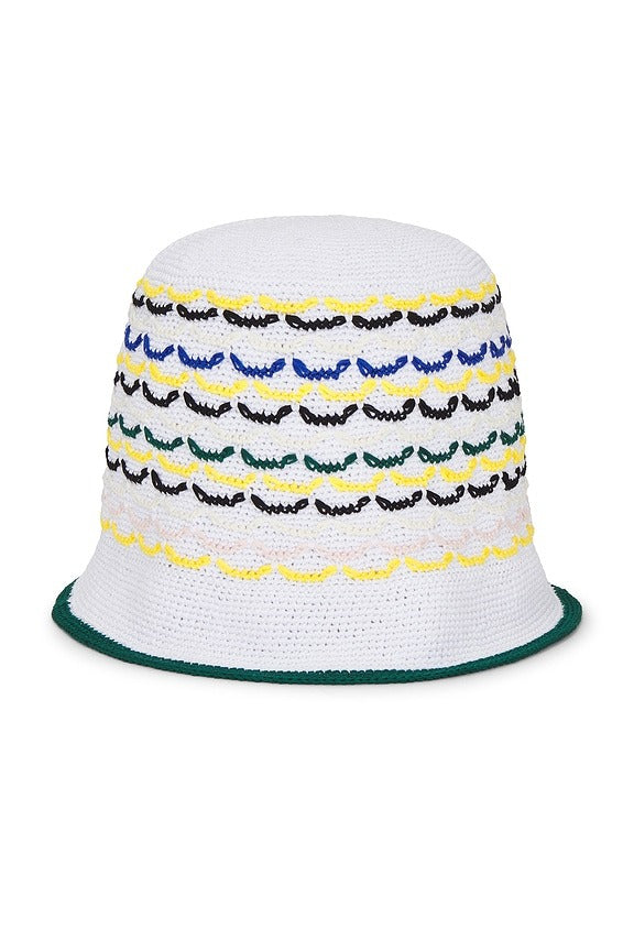 Tuck Stitch Hat in Multi
