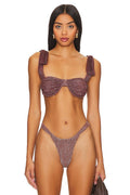Drea Bikini Top in Hot Chocolate