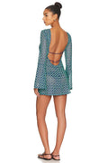 x REVOLVE Saskia Mini Dress in Blue Multi