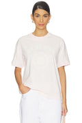 Walker Collegiate Tee in Powder Pink