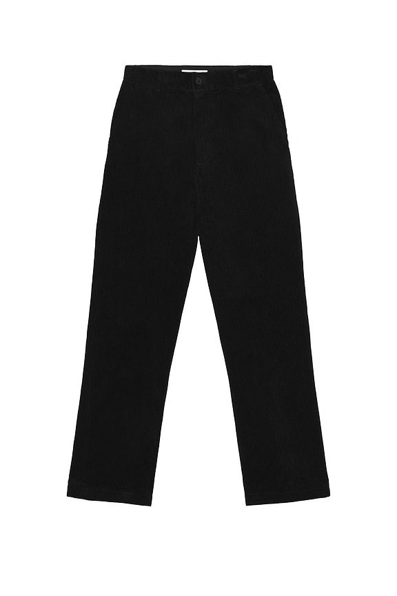 Corduroy Slacks in Black
