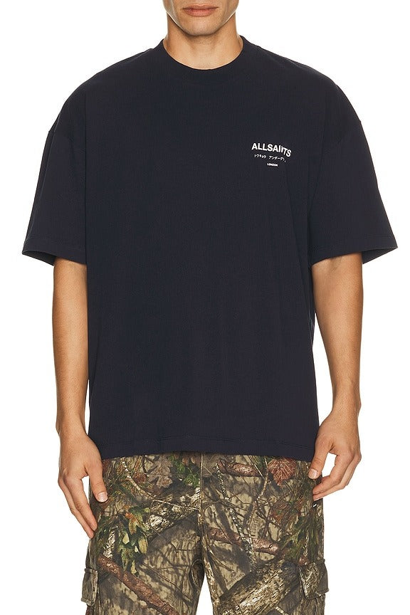 Underground Crew Tee in Sapphire Blue