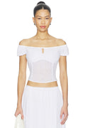 Anabella Top in White
