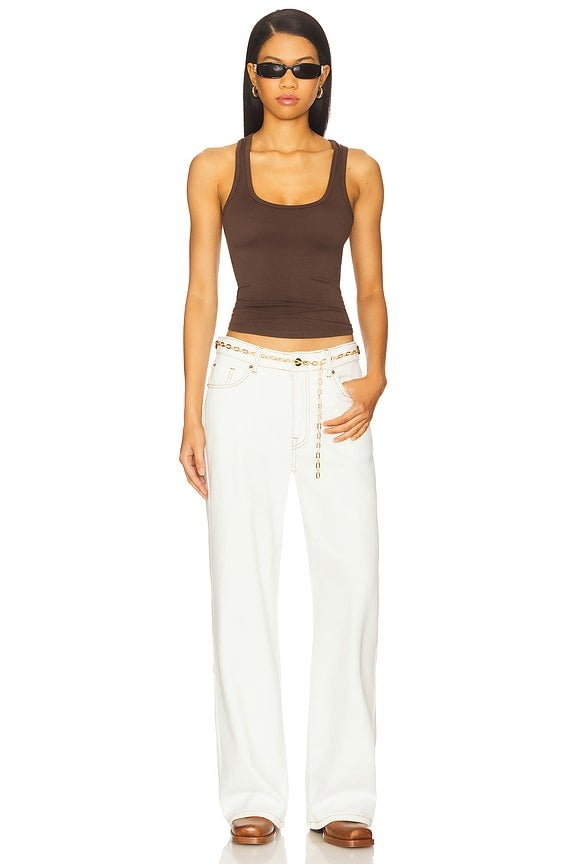 Afterglow Wide Leg in Porcelain
