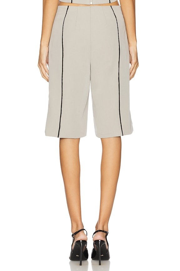 Faye Micro Shorts in Grey