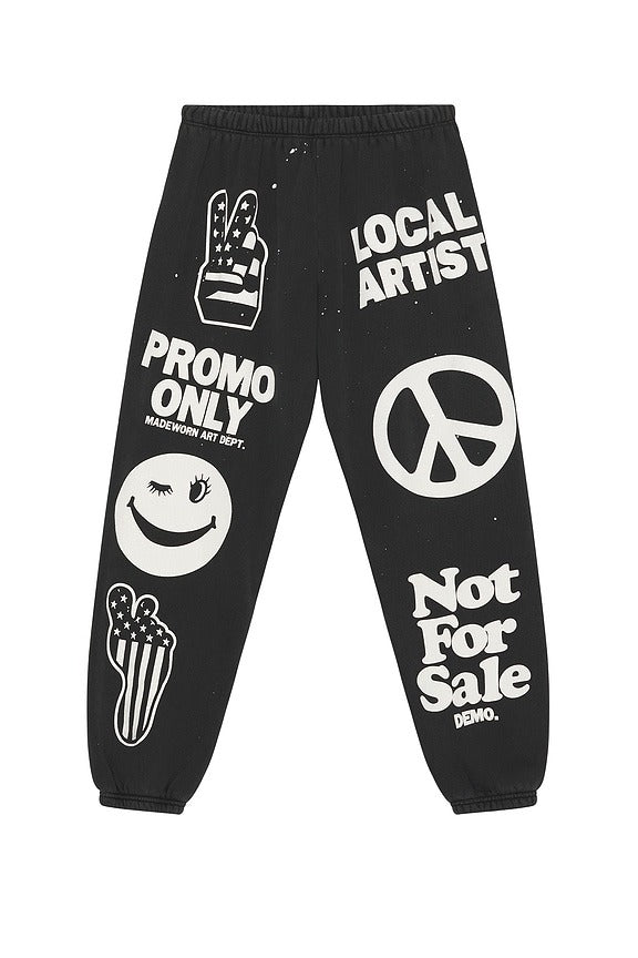 Art Happens P.E. Sweatpants in Coal