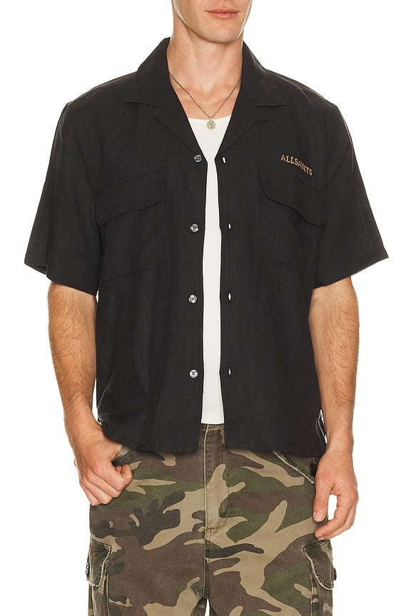 Dunloe Shirt in Jet Black