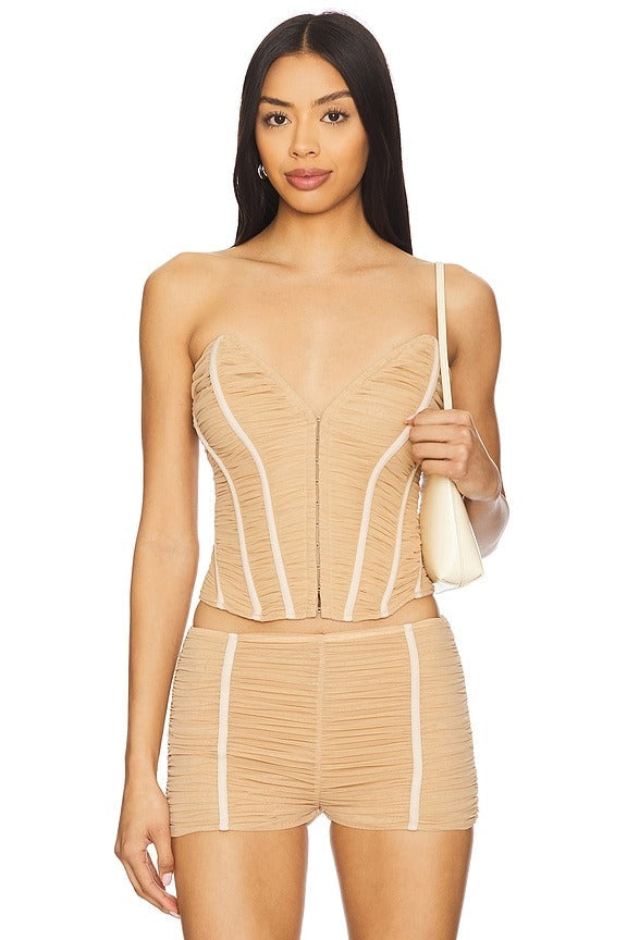 Talisa Bustier in Nude