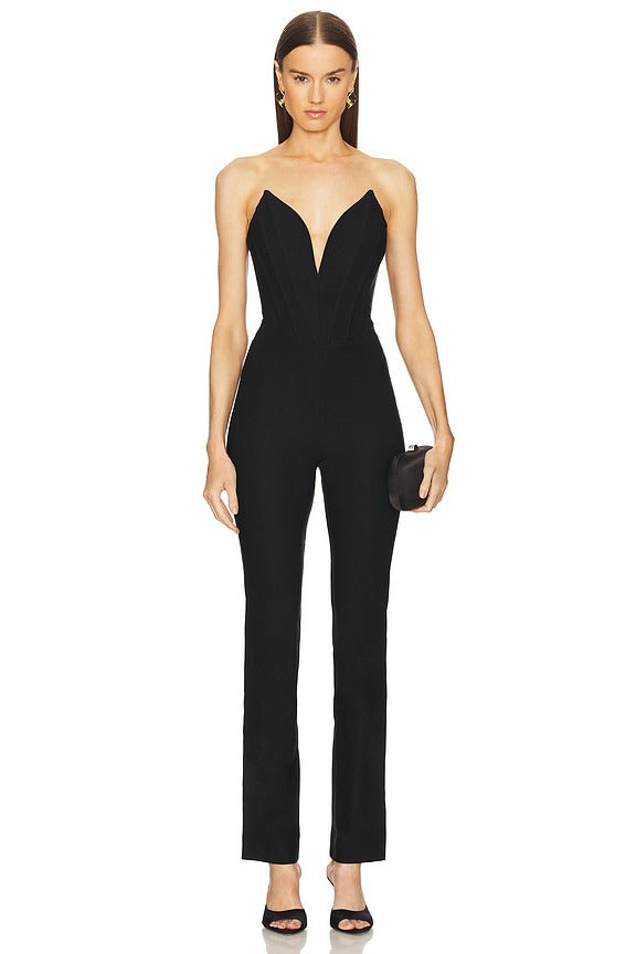 x REVOLVE Akansa Jumpsuit in Black