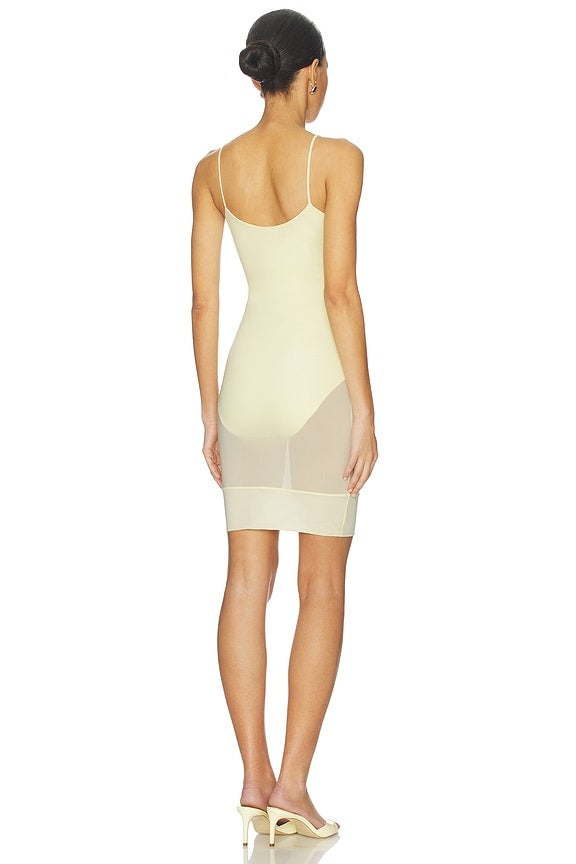Jacinto Mini Dress in Vanilla