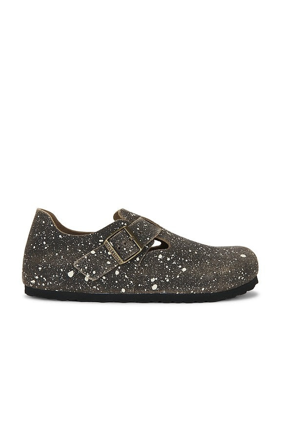 x Song For The Mute London The Artist Vl Taupe Splash Mule in Taupe Splash