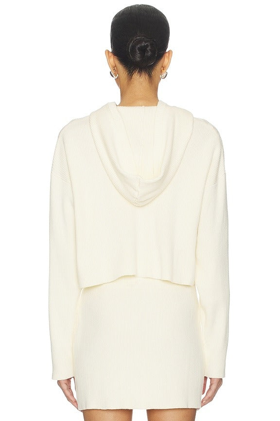 Jet Set Hoodie in Cream