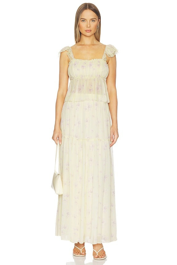 Positano Skirt in Sweet Jasmine