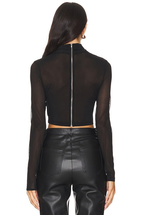 Aliyah Top in Black