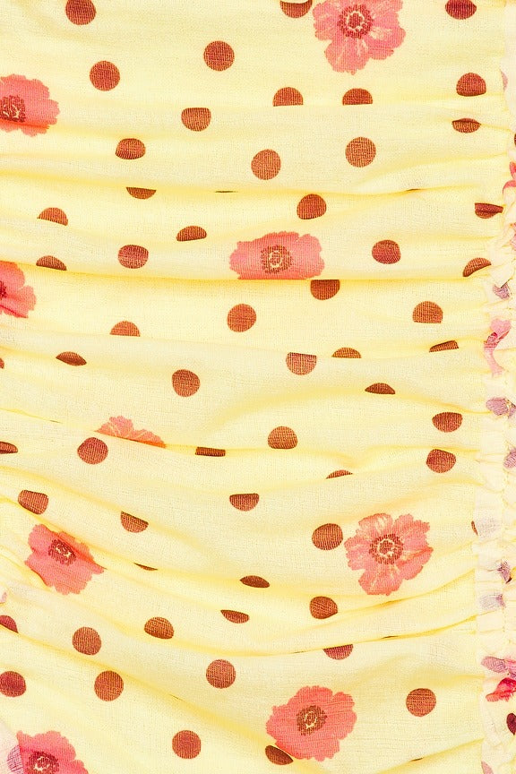 x REVOLVE Scottie Tube Printed Top In Yellow Marimba Combo