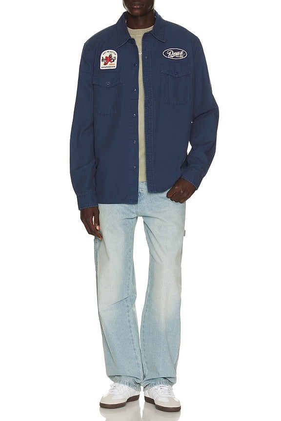 Nomad Shirt in Mechanic Blue