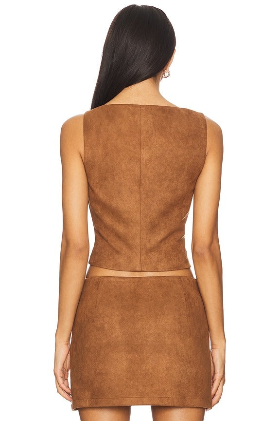 Regina Top in Chocolate