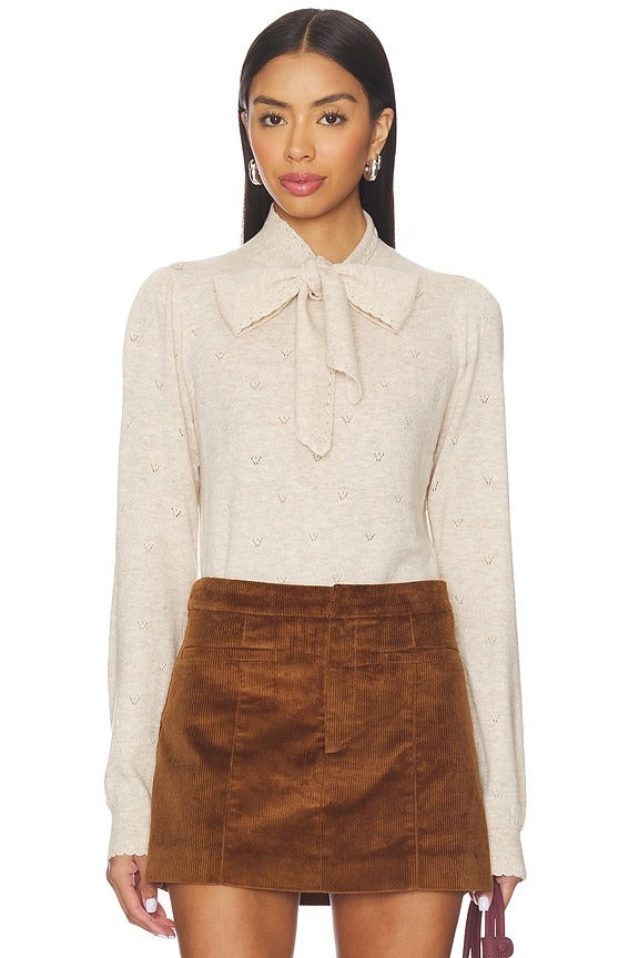 Ovalia Sweater in Oatmeal