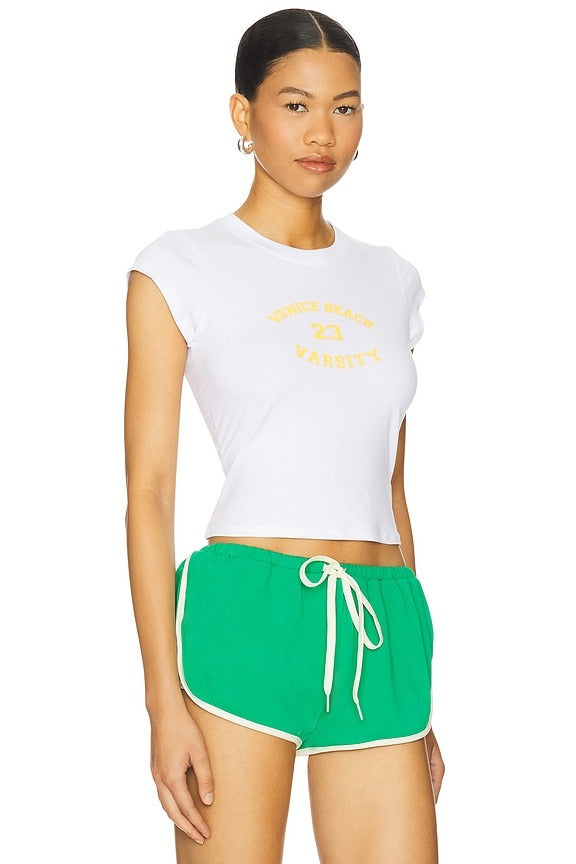 The Venice Tee in White