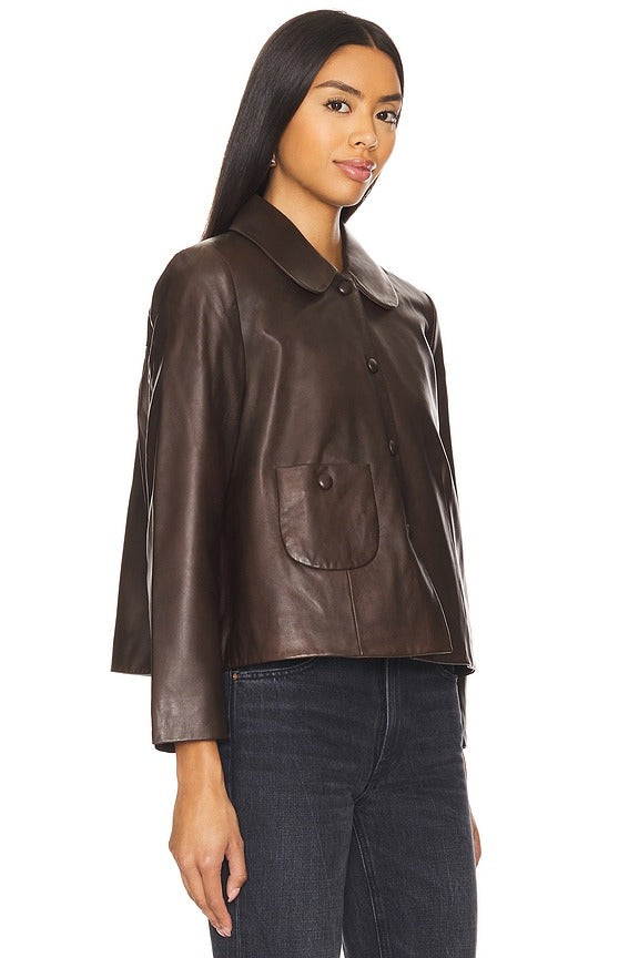 Milos Jacket in Marron
