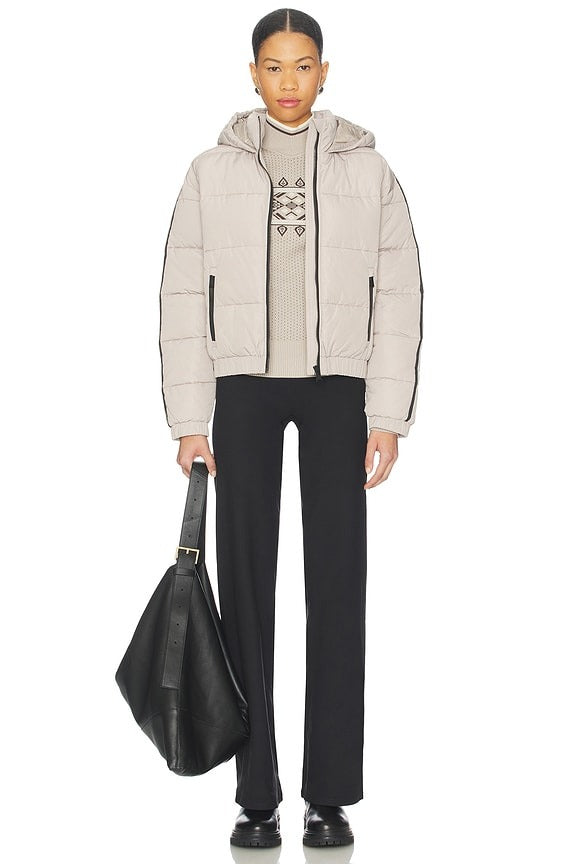 Holly Mock Neck Sweater in Stone
