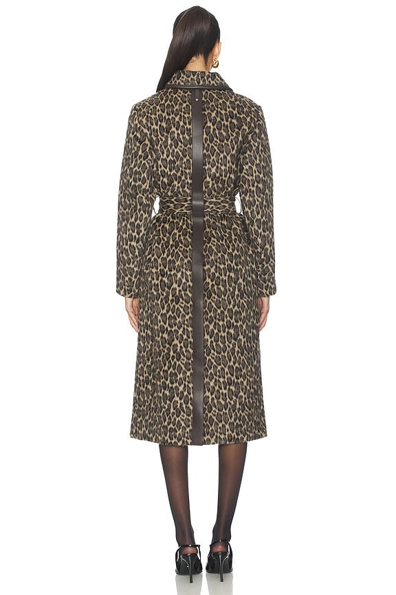 Zeva Coat in Light Camel Multi