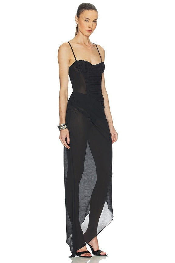 Greer Maxi Dress in Black