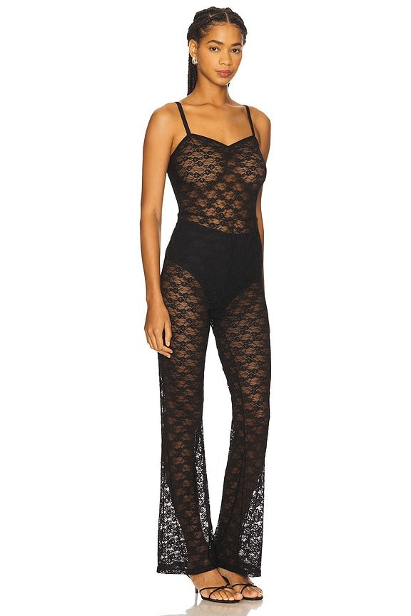 x Lexi Wood Lucy Unitard in Black