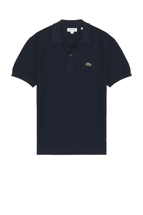 Polo Sweater in Navy Blue