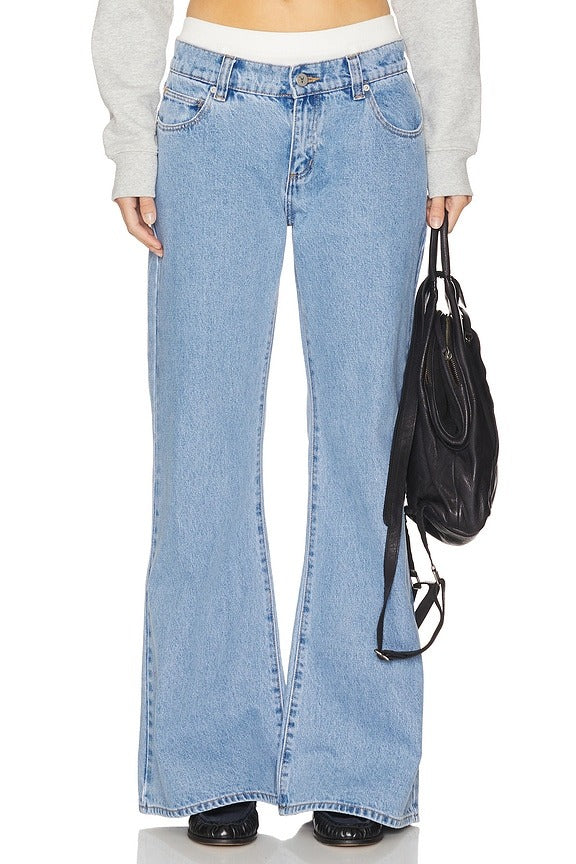 00 Baggy Flare Jeans in Gigi