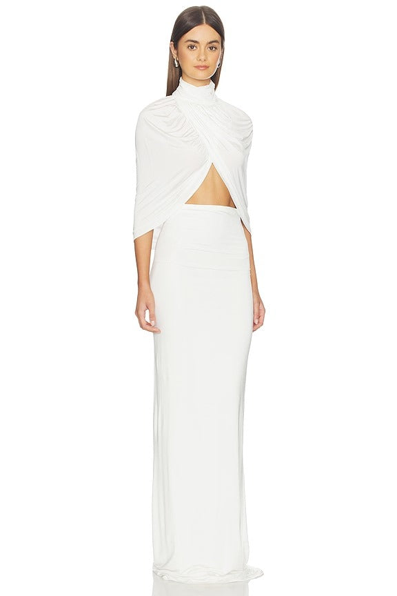 Camelia Set in White