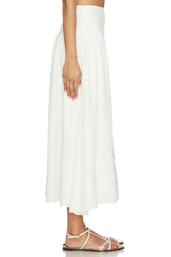 Stevie Skirt in White
