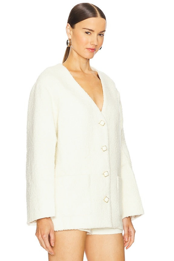 Maidy Coat in Cream