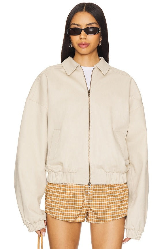Rhode Jacket in Taupe Brown