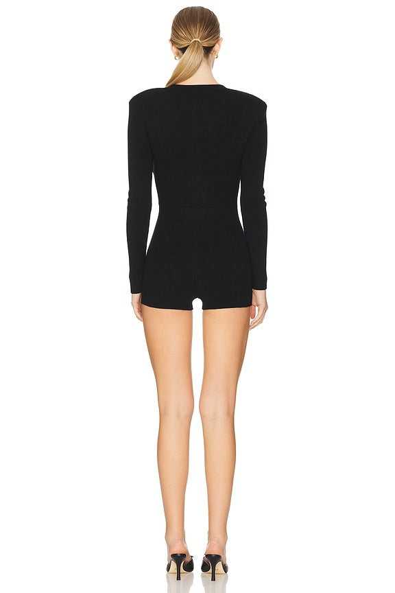 Katya Romper in Black