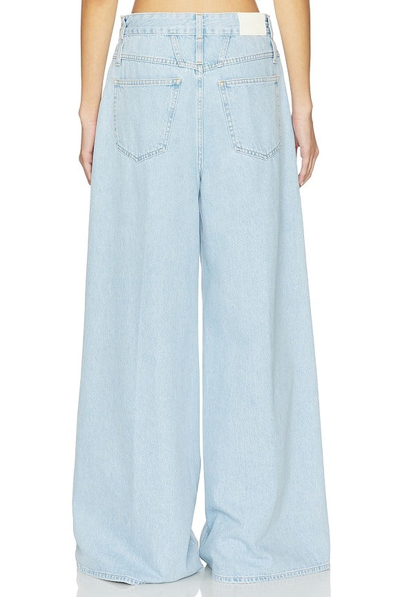 Zoya Wide Leg Jeans in Light Blue