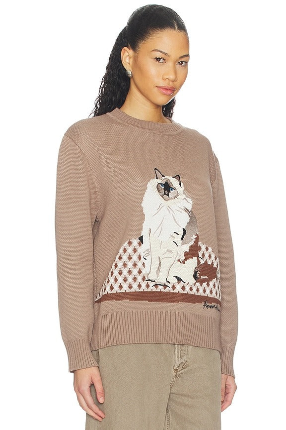 The Ragdoll Sweater in Kibble