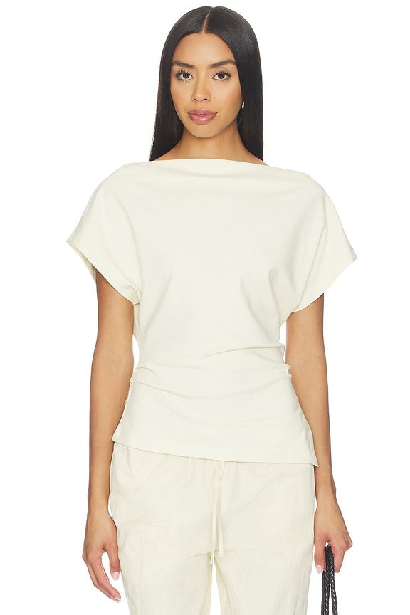 Off The Shoulder Top in Witherit Beige