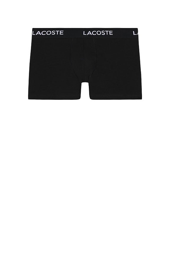 5-Pack Stretch Cotton Trunks in Black