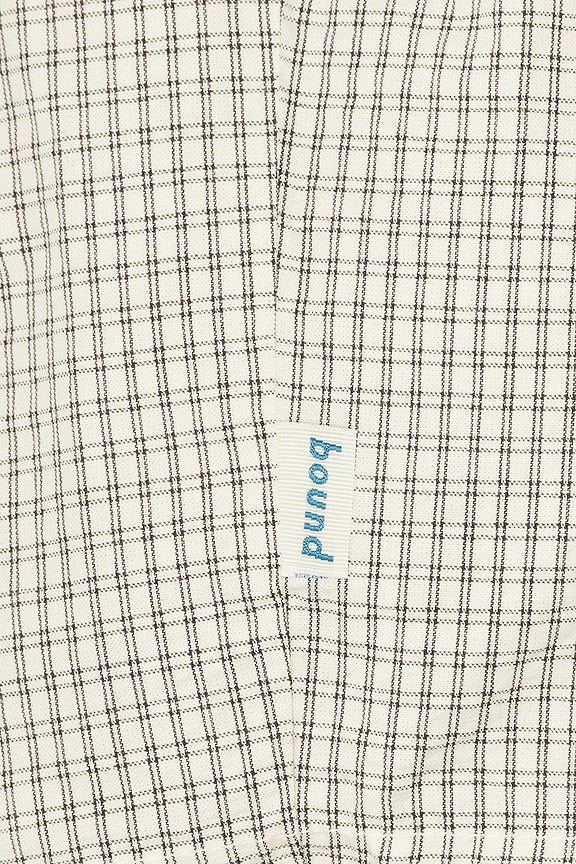 Gingham Shorts in Ecru