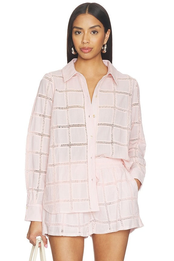 Tomei Cotton Top in Dogwood