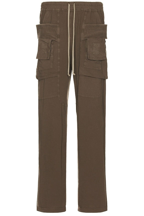 Creatch Cargo Drawstring Pants in Dust