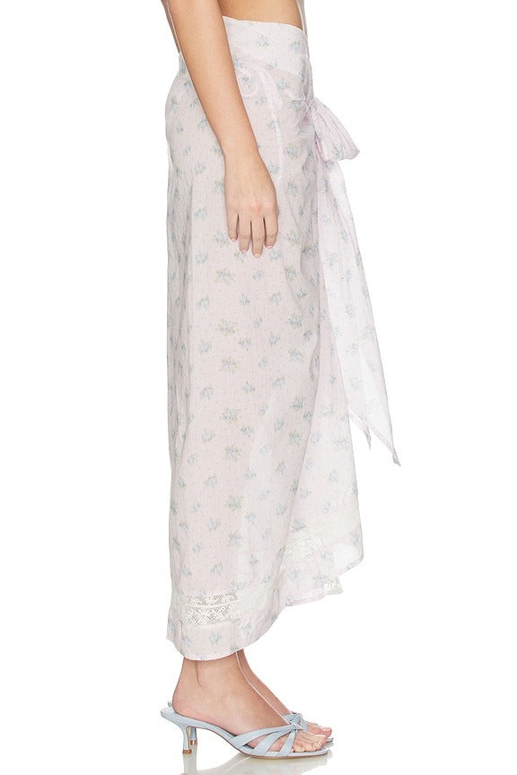 Emabella Pareo Skirt in Lilac Ice