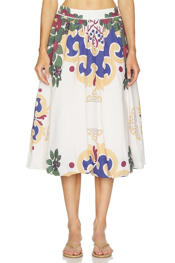 Solana Skirt in Concorde Bloom