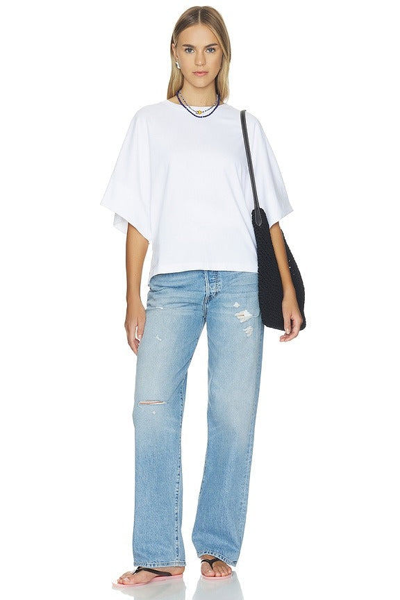 X We The Free Atlas Dolman Tee in Clean Ivory