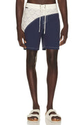 Aliso Boardshort in Indigo & Off White