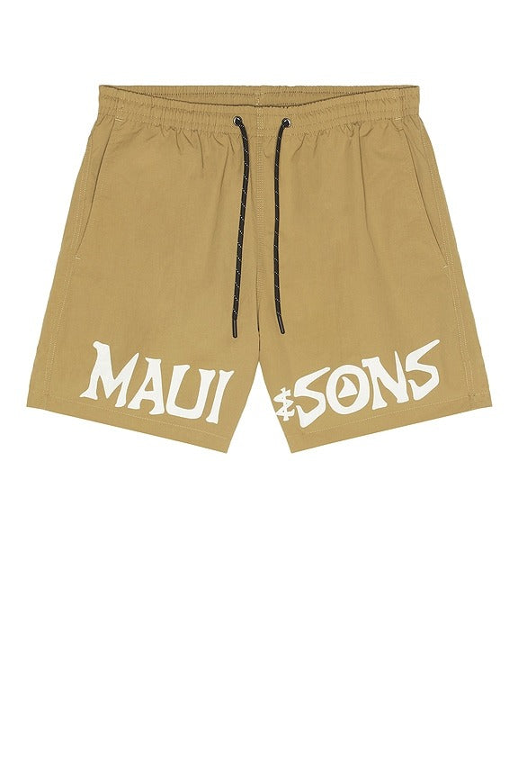 Stone Swim Trunk in Earth
